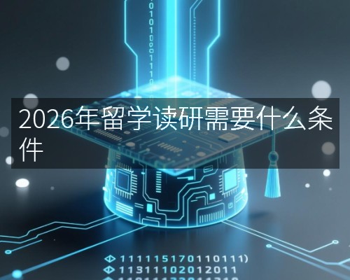 2026年留学读研需要什么条件