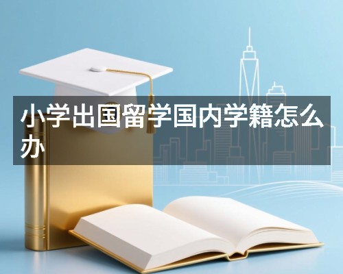 小学出国留学国内学籍怎么办