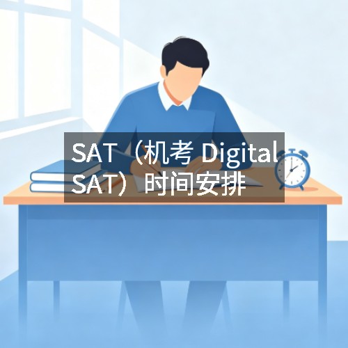 SAT(机考 Digital SAT)时间安排
