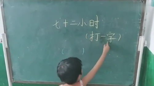 七十二小时打一个字,七十二小时（打一字）